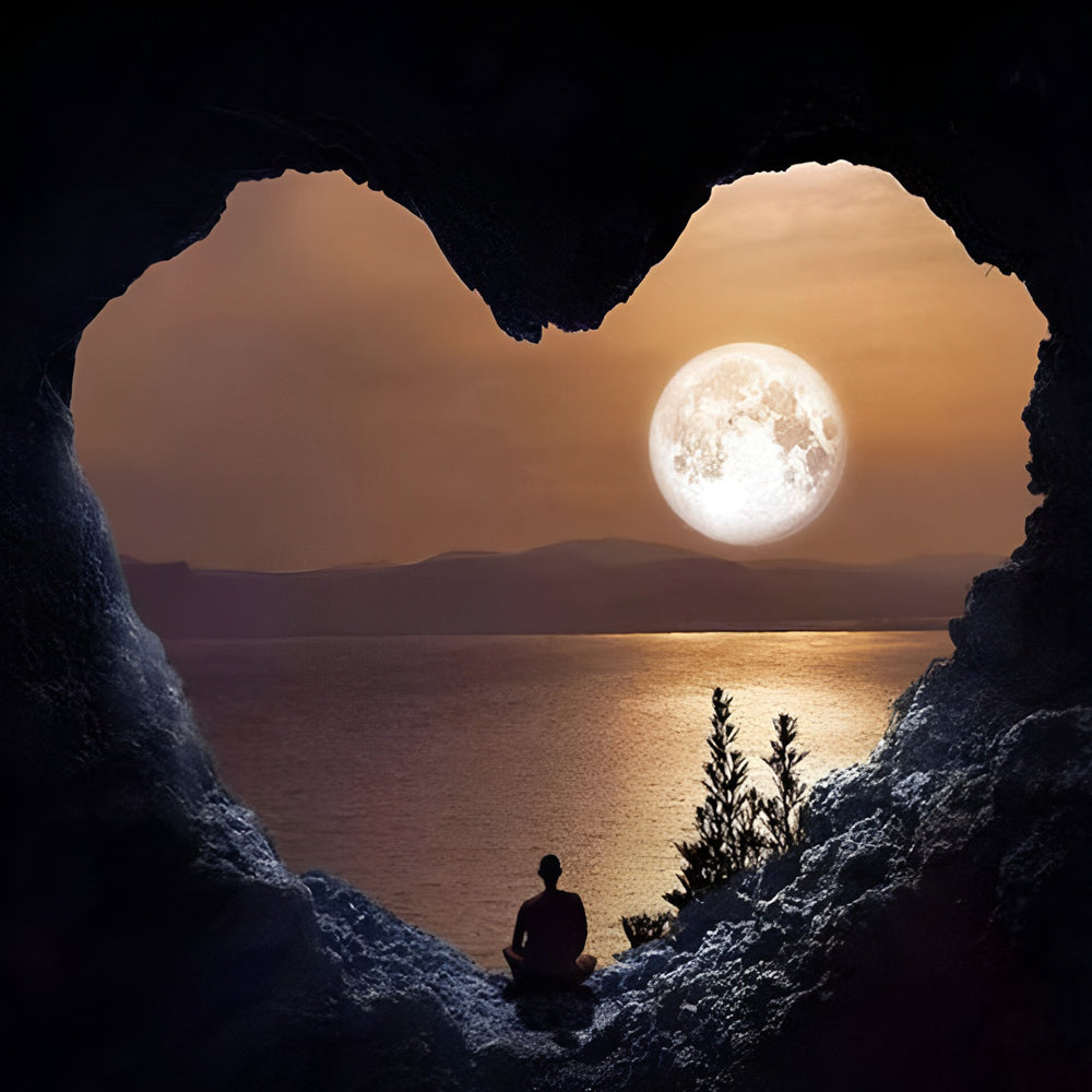 Hartvormige Diamond Painting