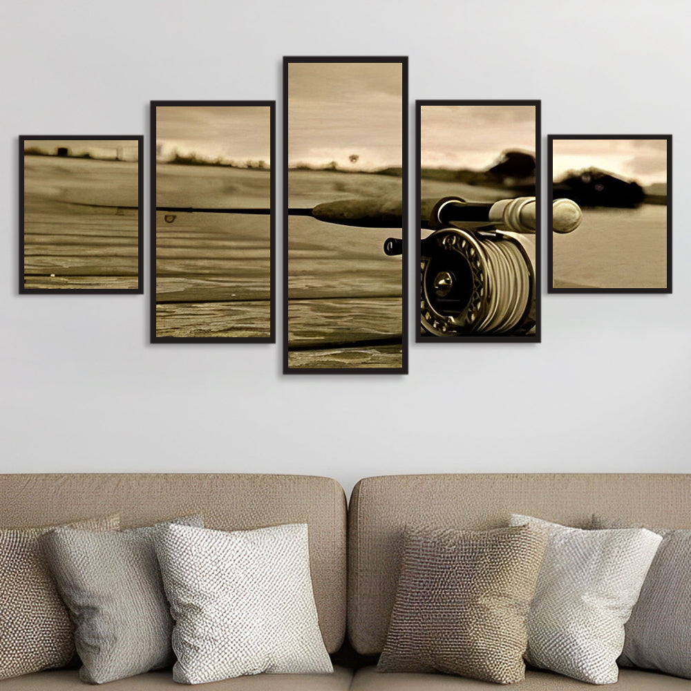 Hengelspoel in Beeld Gebracht 5 Platen Diamond Painting