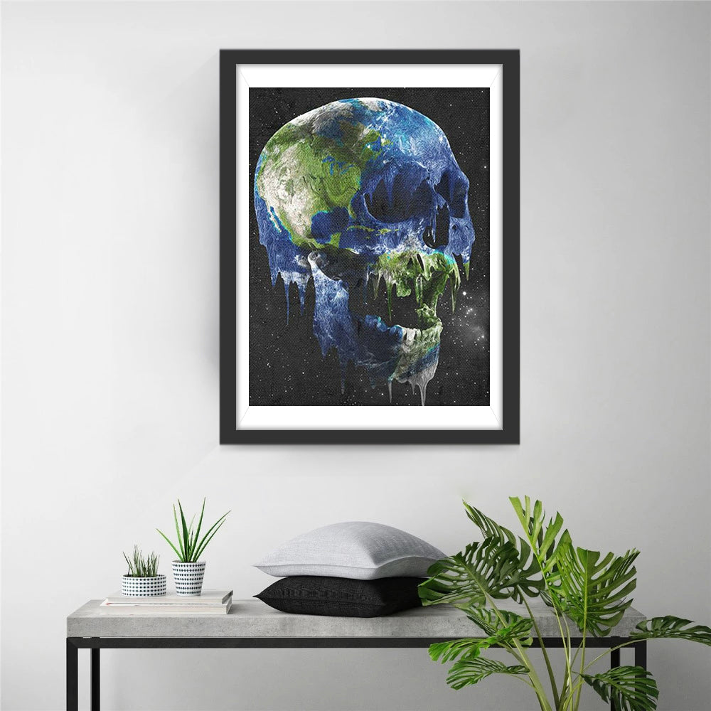 Het Aardschedel-symbool Diamond Painting