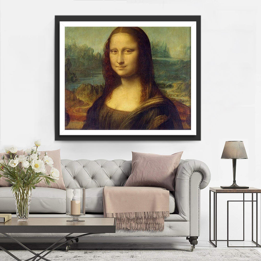 Het Portret van Mona Lisa Diamond Painting