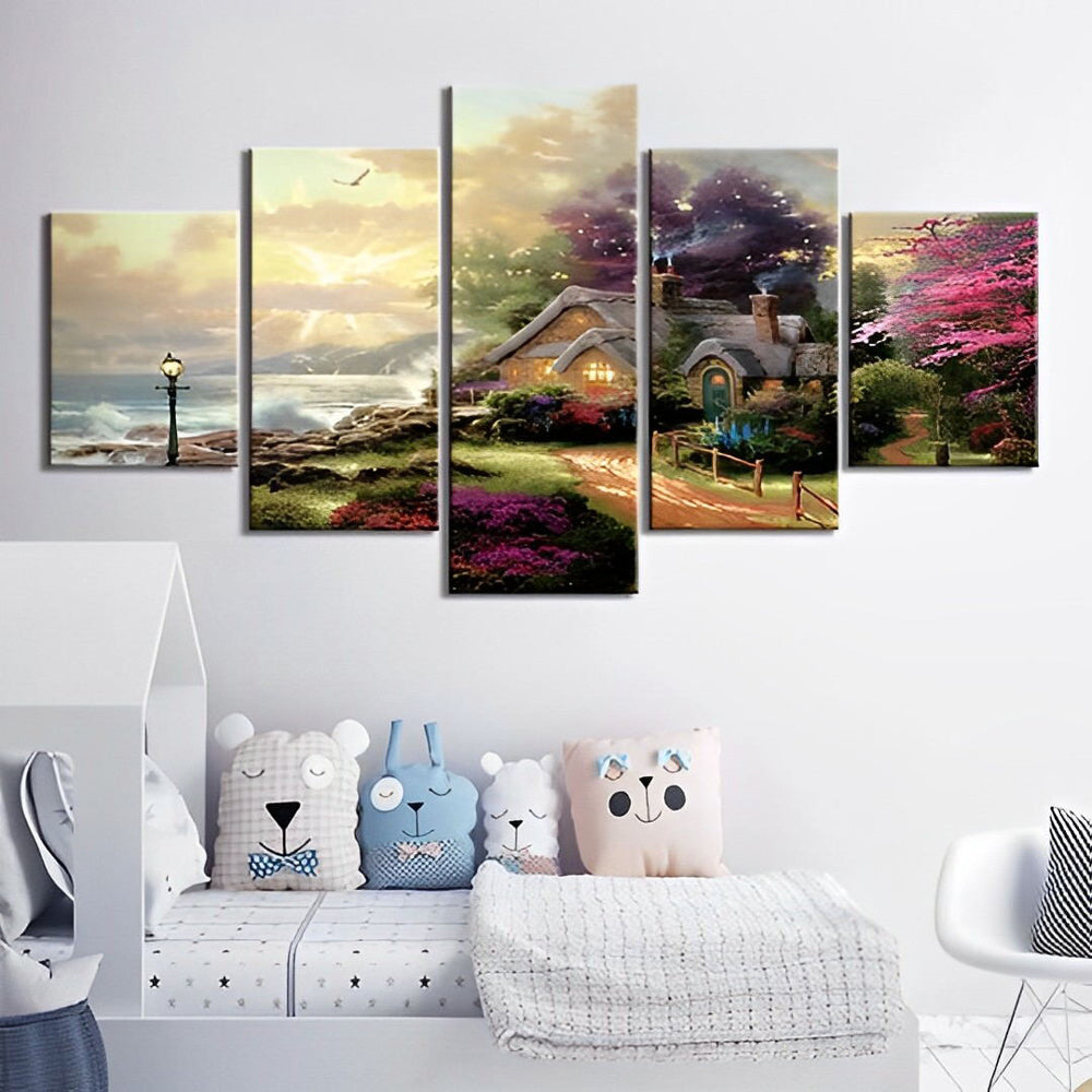 Idyllische Taferelen 5 Platen Diamond Painting