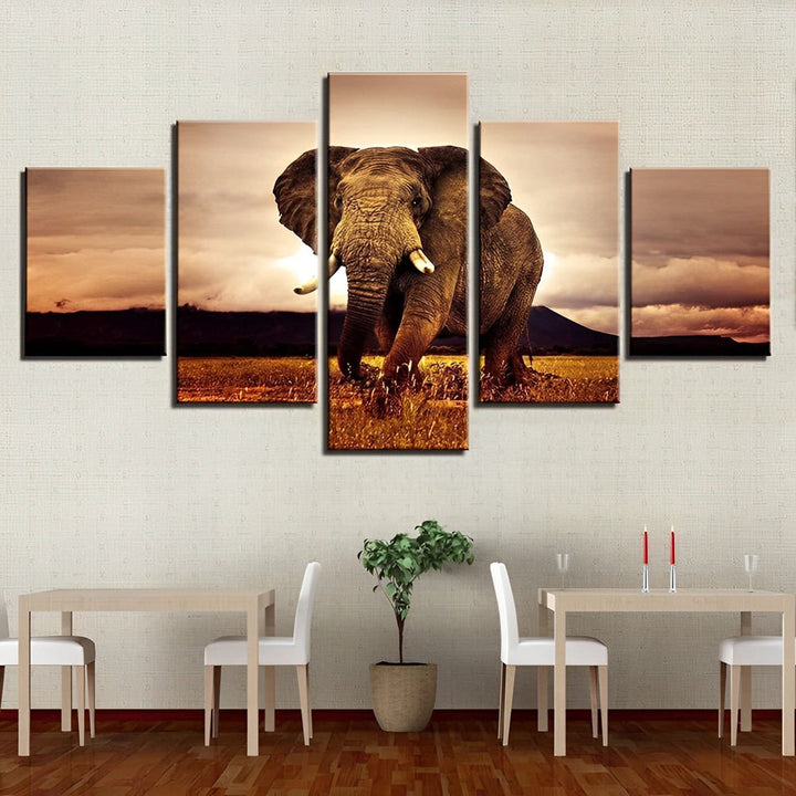 Imposante Olifant 5 Platen Diamond Painting