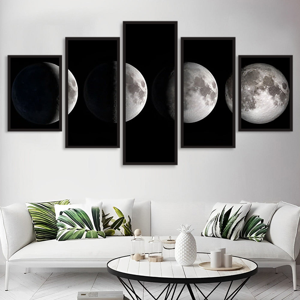 Kalme Verbeelding van Maanveranderingen 5 Platen Diamond Painting