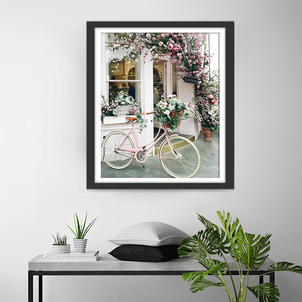 Lieflijk Schattig Winkelgezicht Diamond Painting