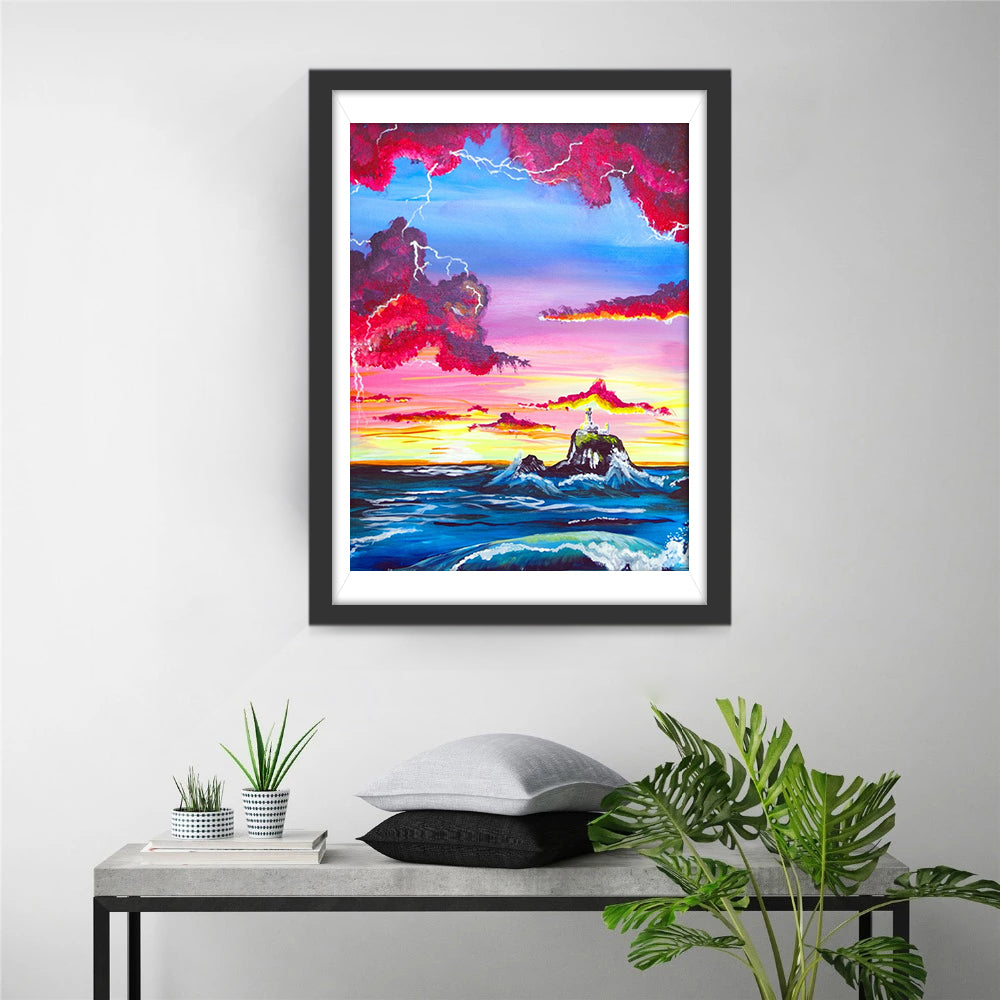 Magisch Kusttafereel Diamond Painting