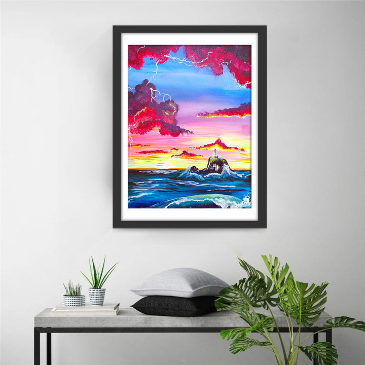 Magisch Kusttafereel Diamond Painting