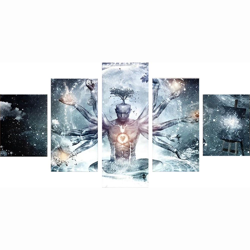 Mysterieus Kosmisch Wezen 5 Platen Diamond Painting