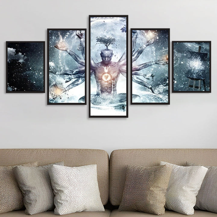 Mysterieus Kosmisch Wezen 5 Platen Diamond Painting