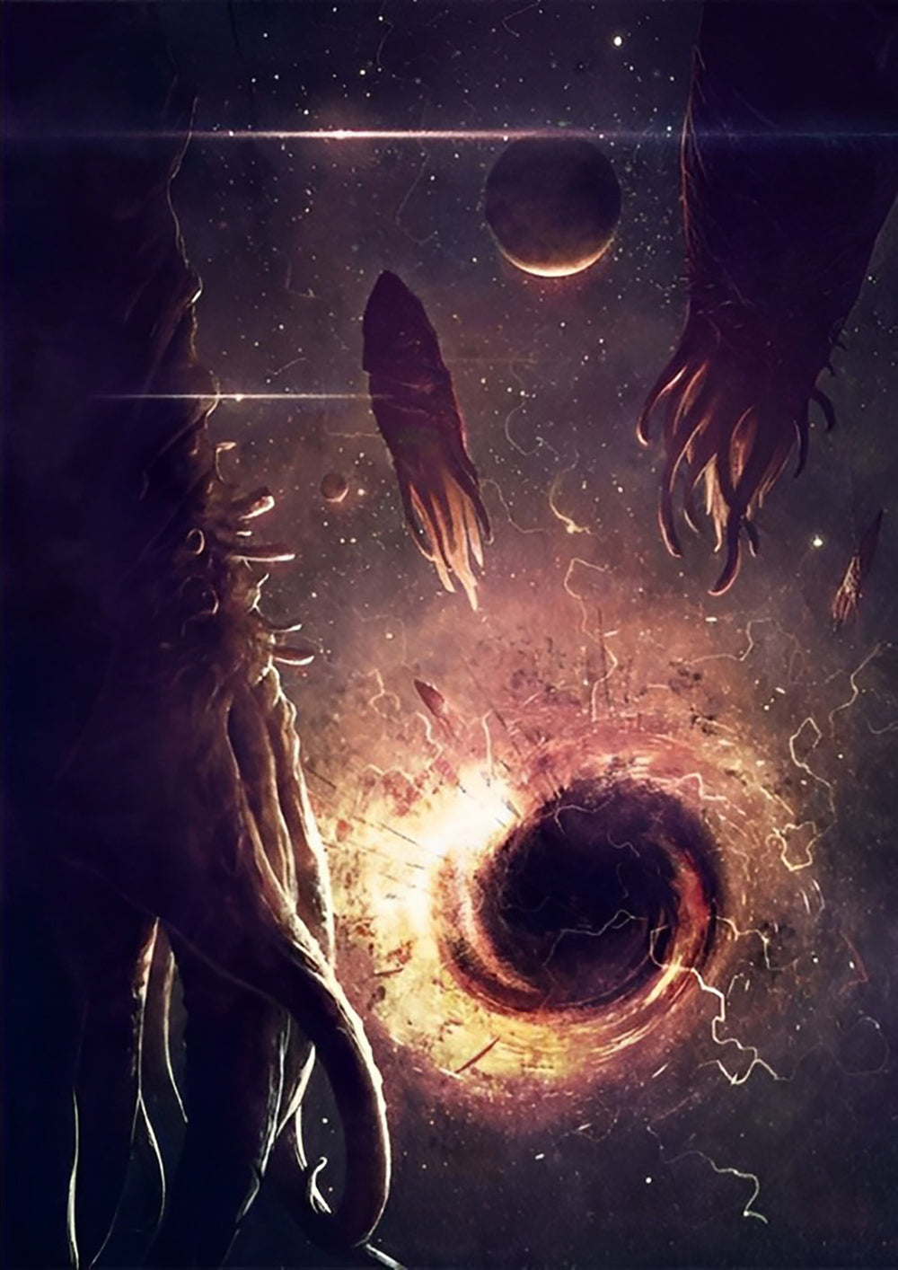 Mysterieus Zwart Gat Diamond Painting