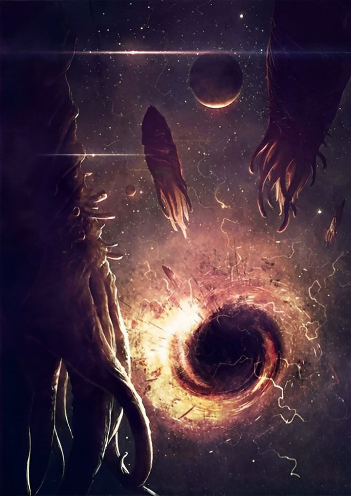 Mysterieus Zwart Gat Diamond Painting