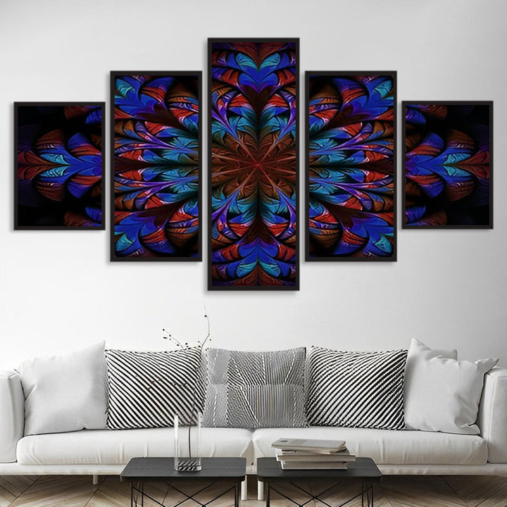 Mysterieuze Radiale Structuur in Verwarring 5 Platen Diamond Painting