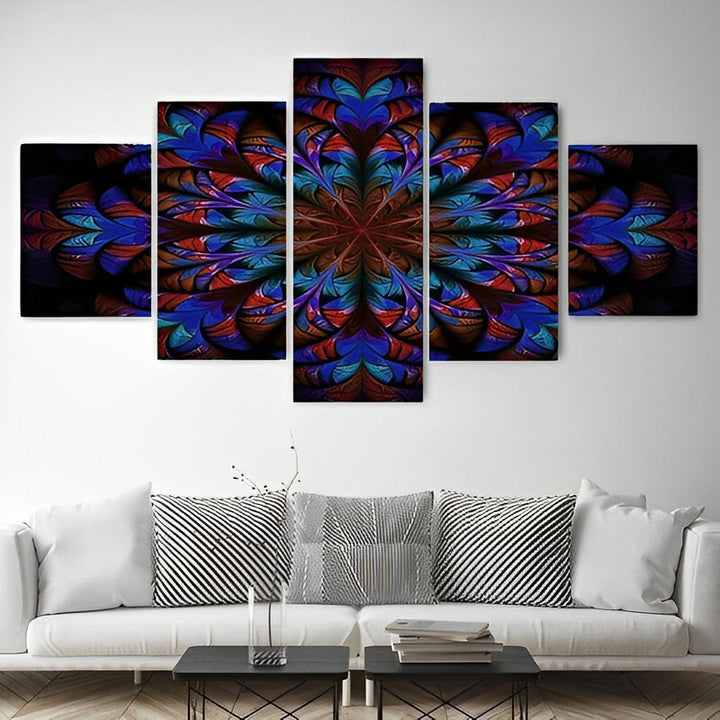 Mysterieuze Radiale Structuur in Verwarring 5 Platen Diamond Painting