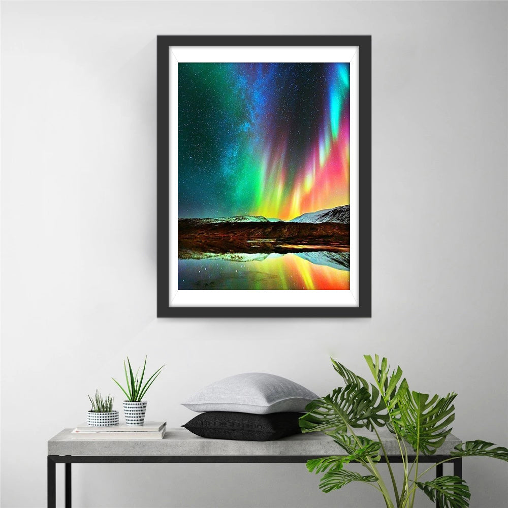 Nachtelijke Kleurenfeest in de Natuur Diamond Painting