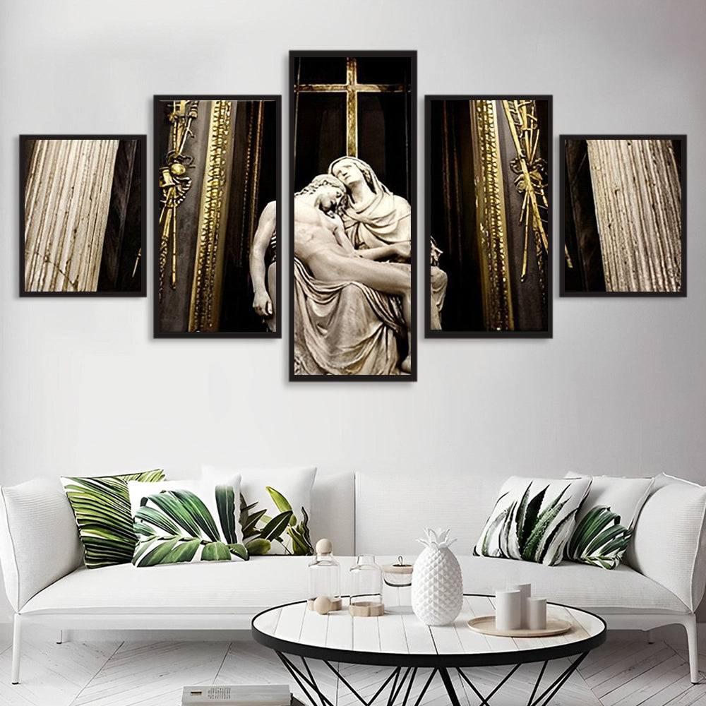 Plechtige Goddelijke Taferelen 5 Platen Diamond Painting