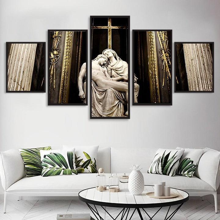 Plechtige Goddelijke Taferelen 5 Platen Diamond Painting