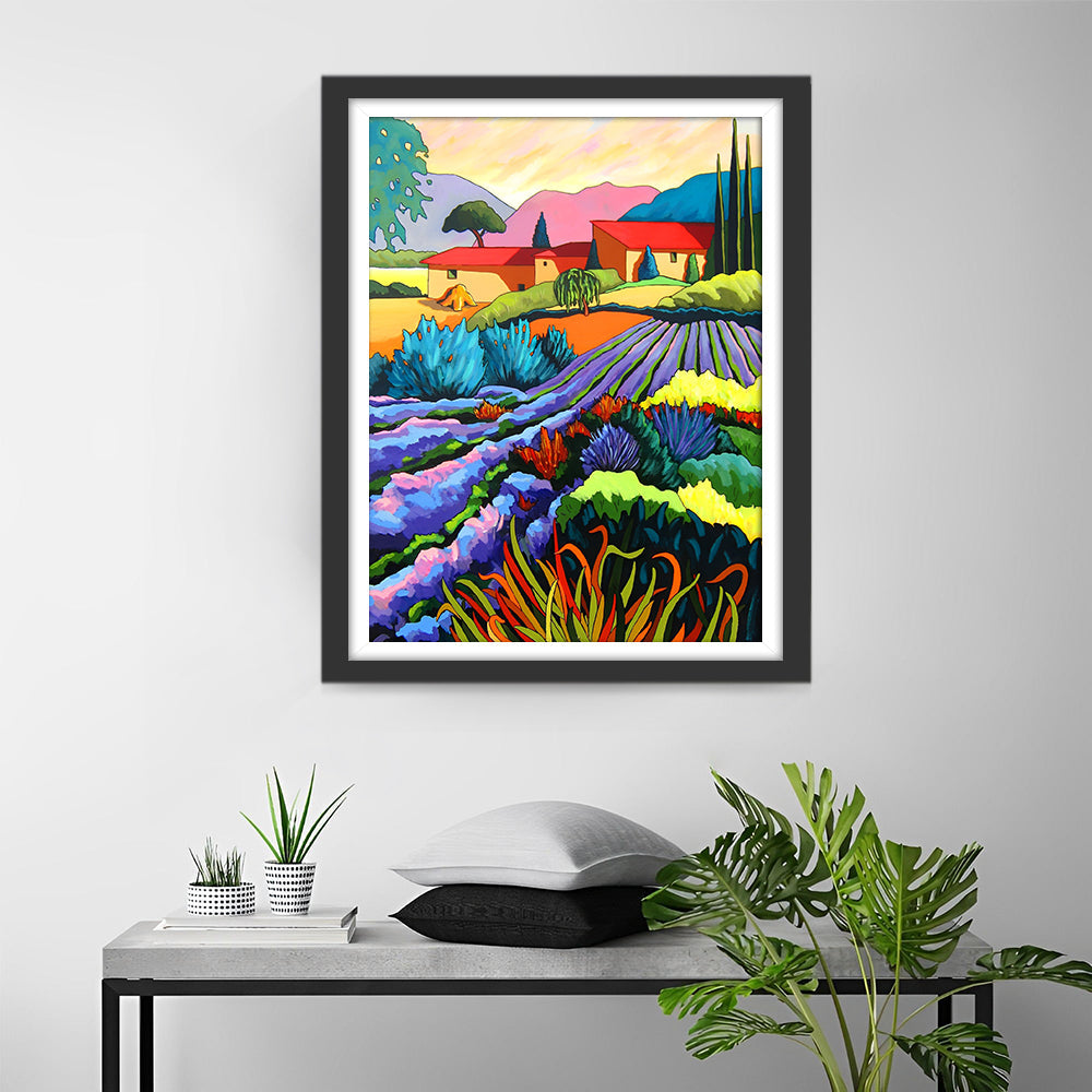 Regenboogvelden Diamond Painting