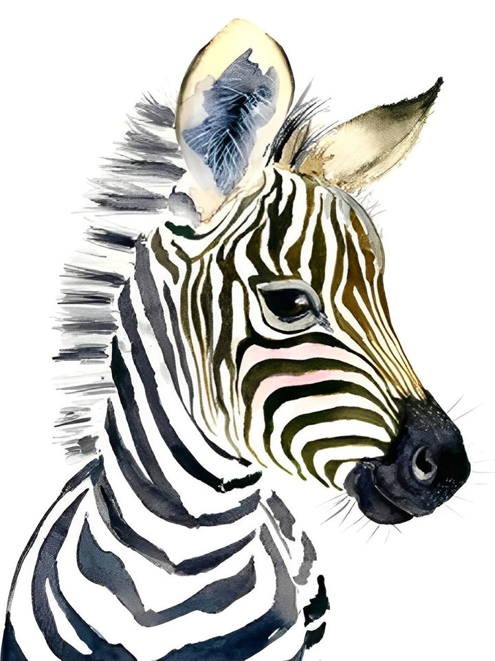 Schattig Jonge Zebra Diamond Painting