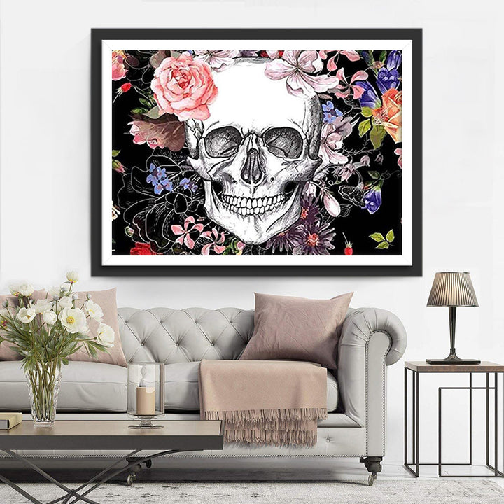 Sfeer van Fantasiebloemen Diamond Painting