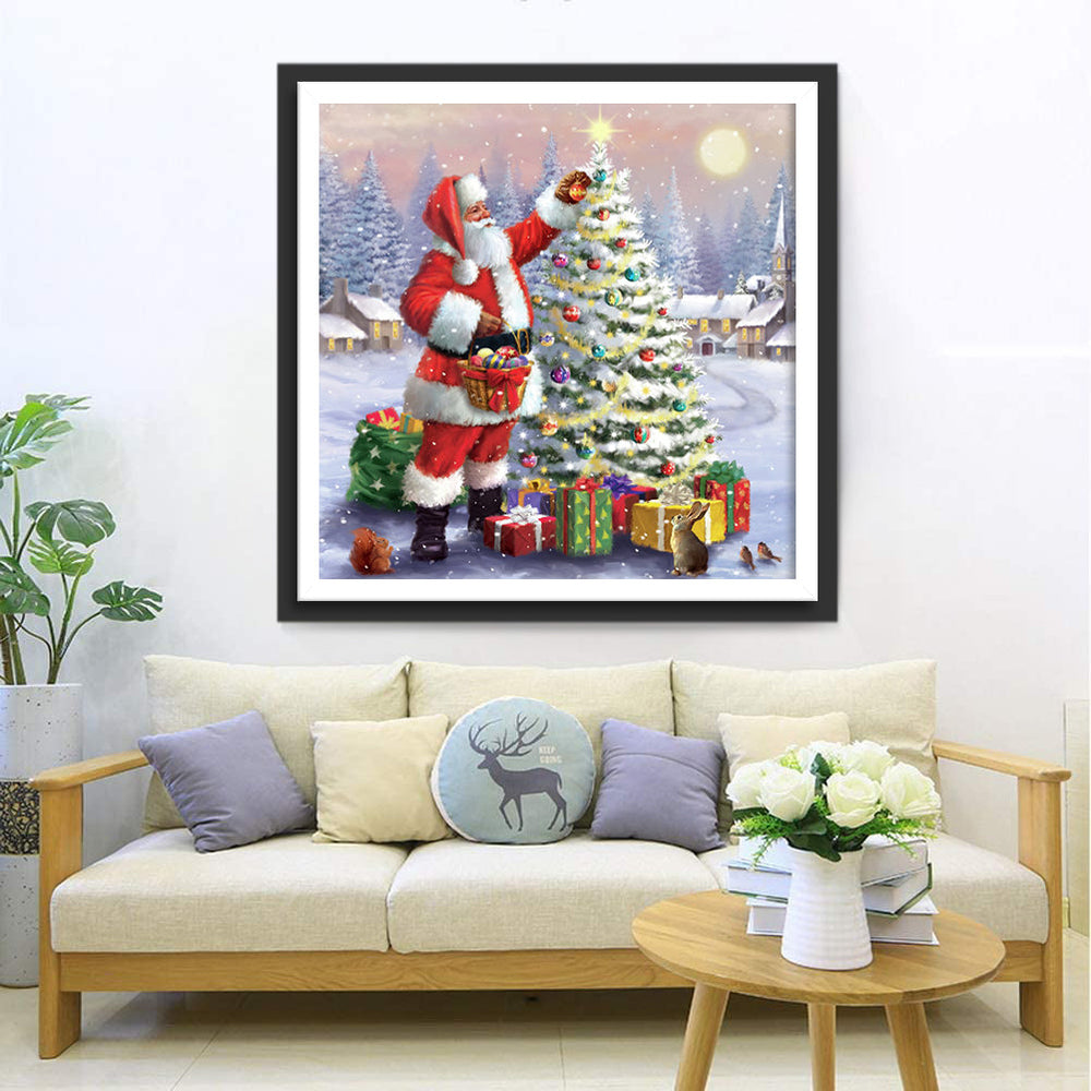 Sint Versiert de Boom Diamond Painting