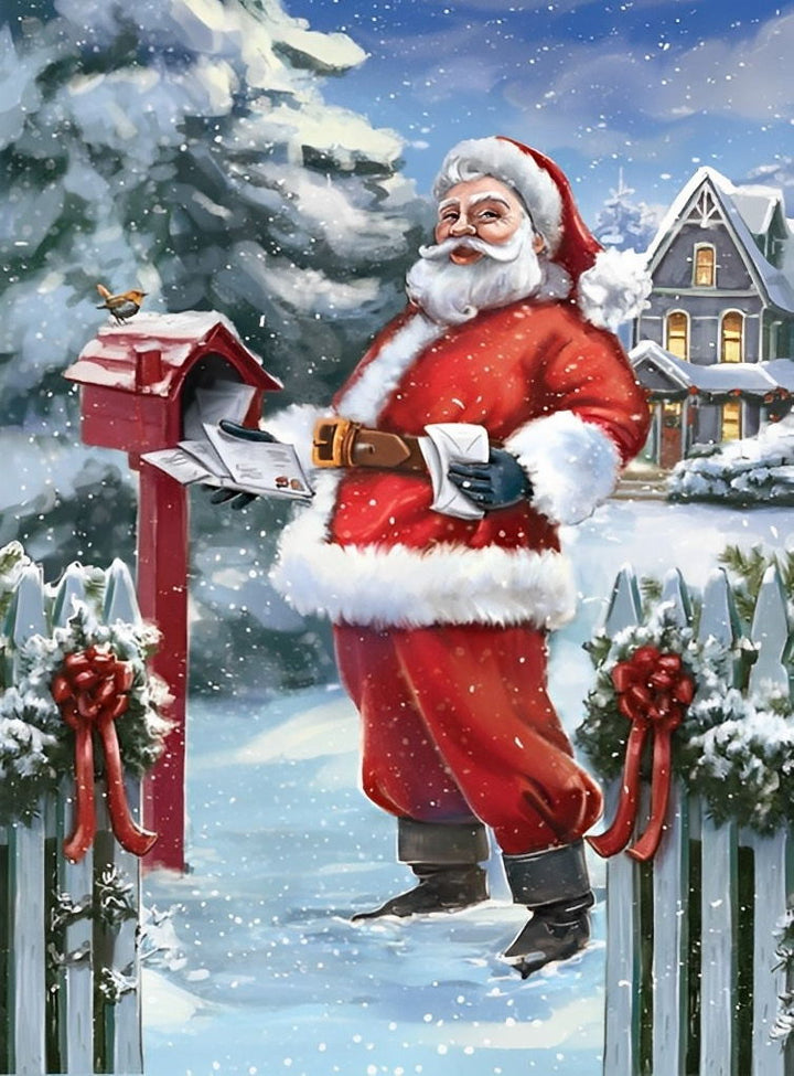 Sinterklaas de Postbode Diamond Painting