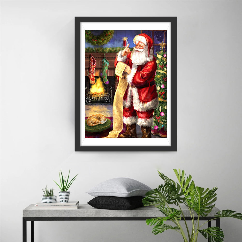 Sinterklaas met Geschenkenlijst Diamond Painting