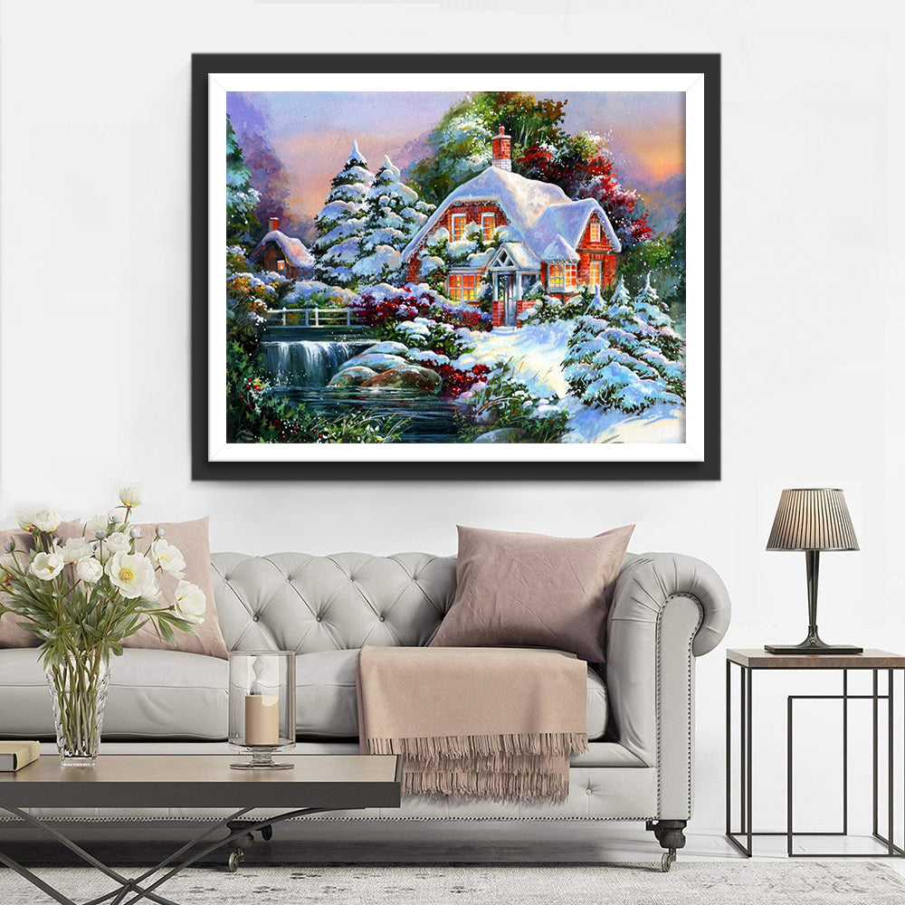 Sprookjesachtig Huisje Diamond Painting