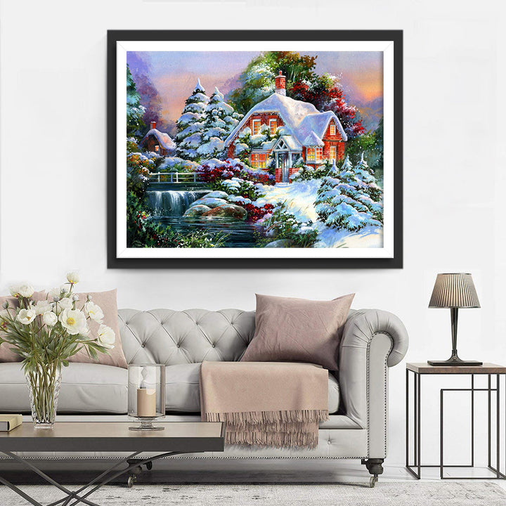 Sprookjesachtig Huisje Diamond Painting