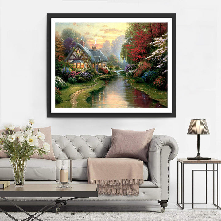 Stille Platteland Diamond Painting
