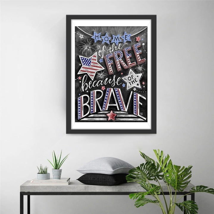 Thuis van de Vrijheid Dankzij de Dapperen Diamond Painting