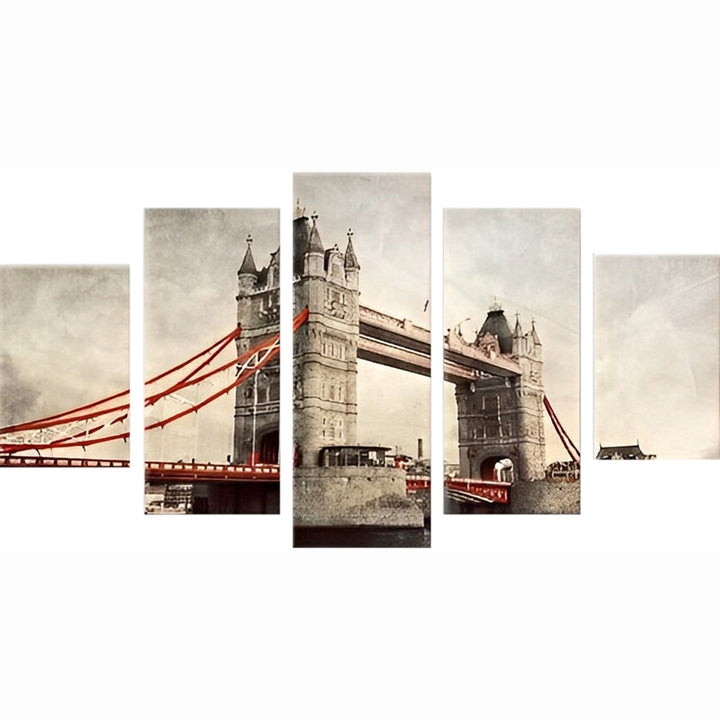 Tijdloze Charme van Tower Bridge 5 Platen Diamond Painting