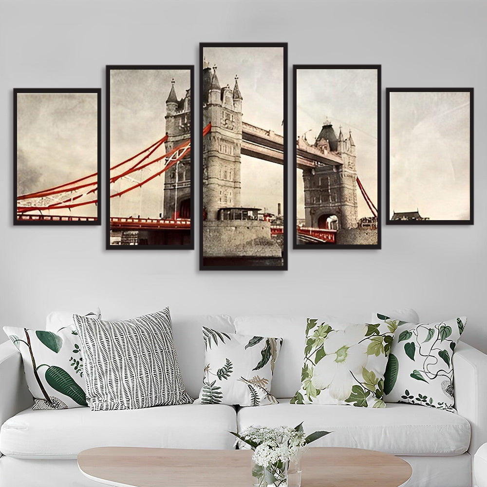 Tijdloze Charme van Tower Bridge 5 Platen Diamond Painting