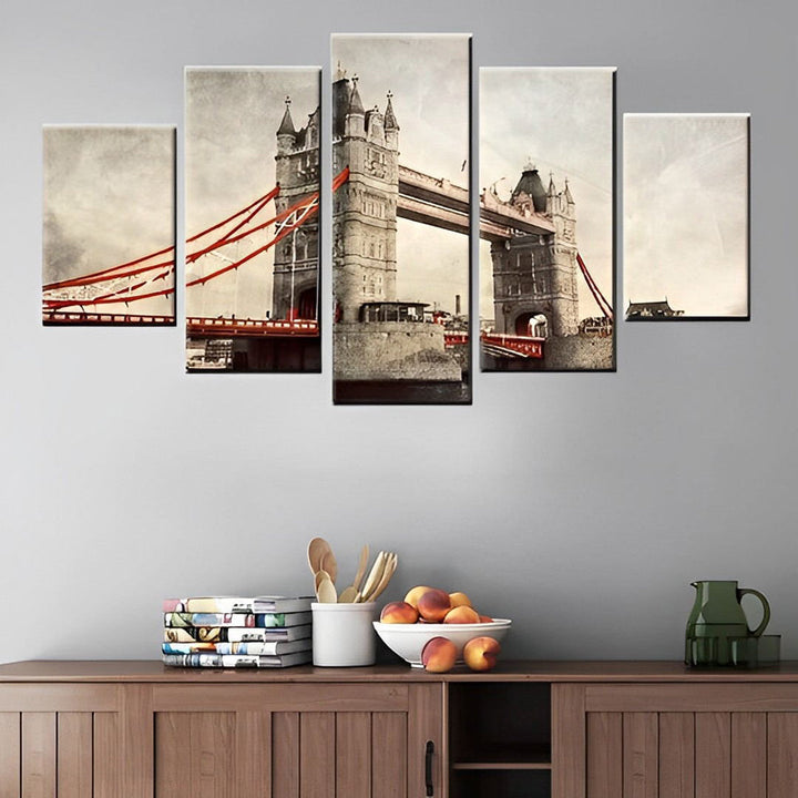 Tijdloze Charme van Tower Bridge 5 Platen Diamond Painting