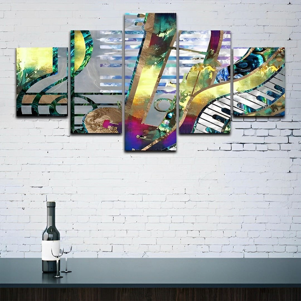 Veelzijdig Muziekgebeuren 5 Platen Diamond Painting