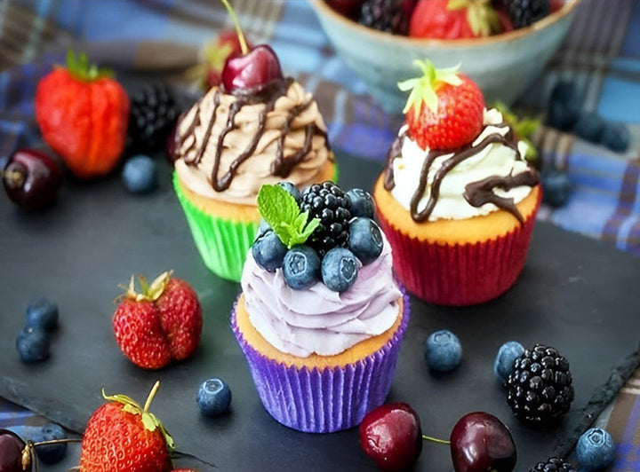 Verleidelijke Cupcake-serie Diamond Painting