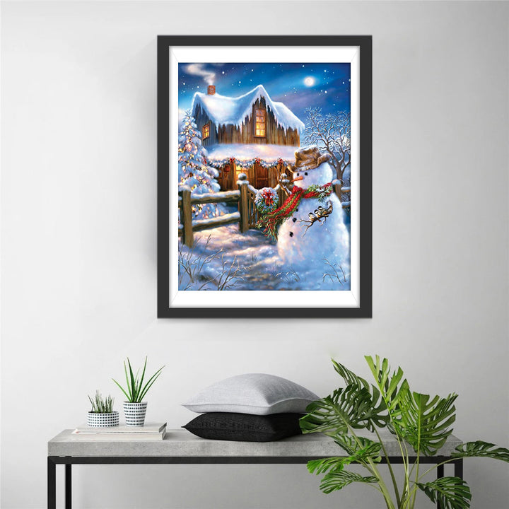 Winteridylle Diamond Painting