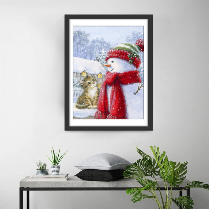Winterse Warmte Diamond Painting