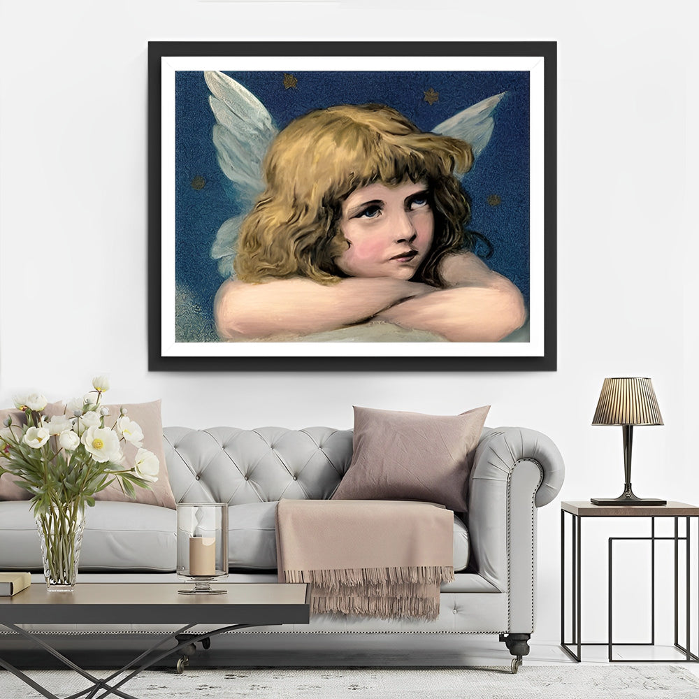 Zacht Kind-Engel Gezicht Diamond Painting