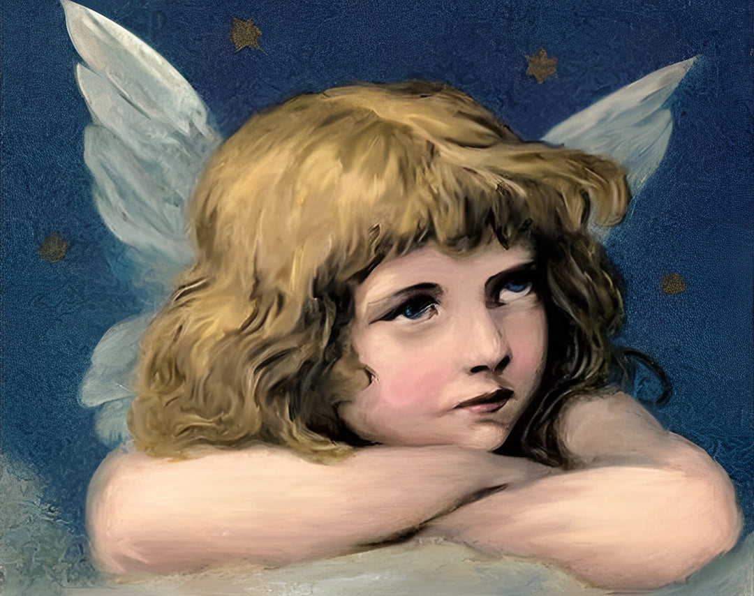 Zacht Kind-Engel Gezicht Diamond Painting