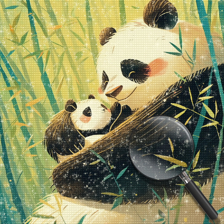 Panda Diamond Painting DPLOMAYF101