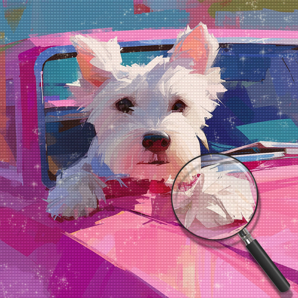 Hond Diamond Painting DPLOMAYF13