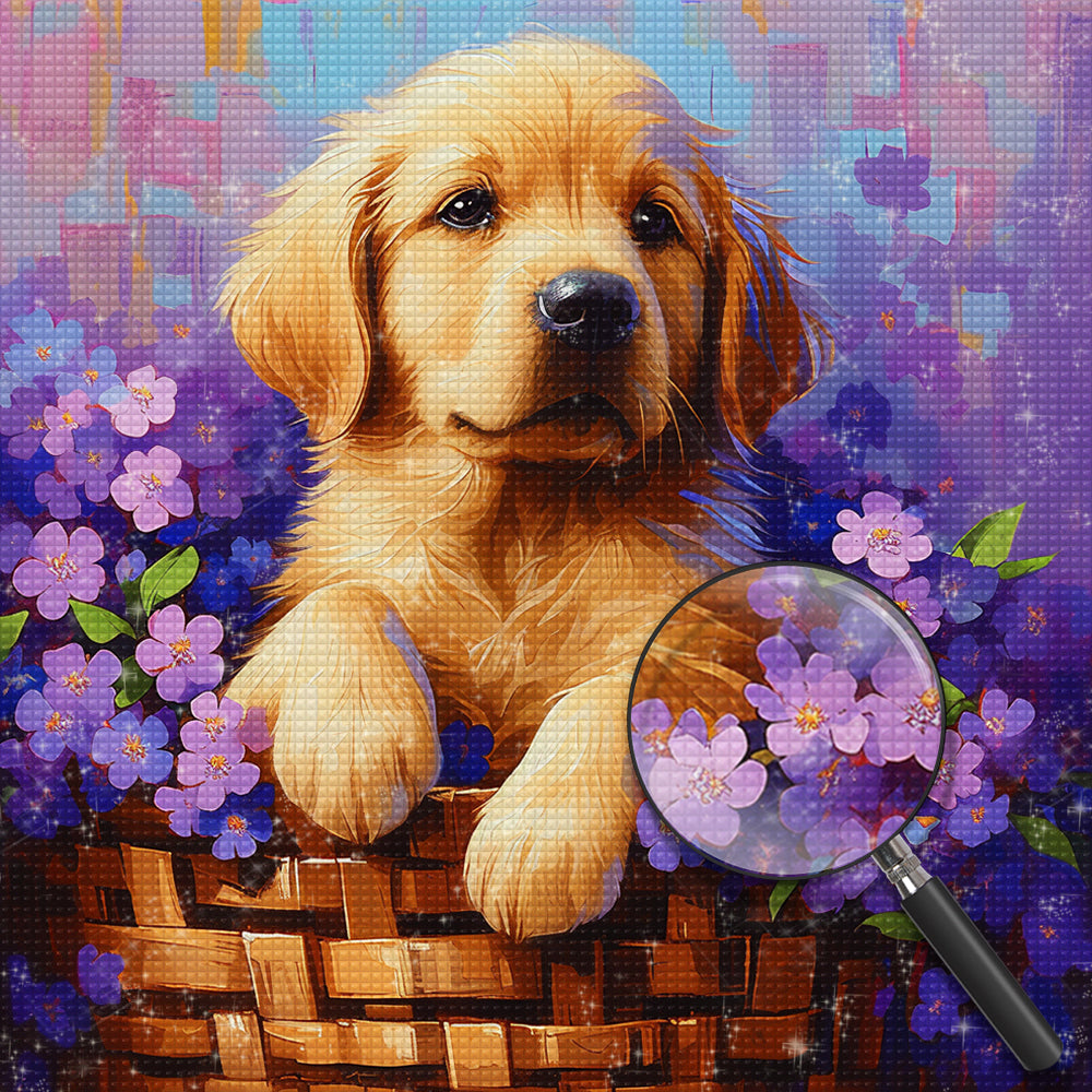 Hond Diamond Painting DPLOMAYF14