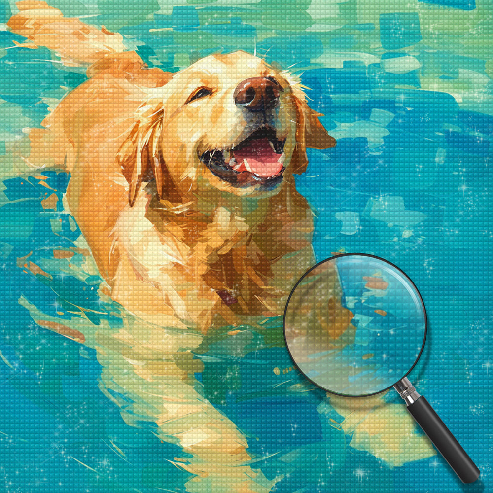 Hond Diamond Painting DPLOMAYF15