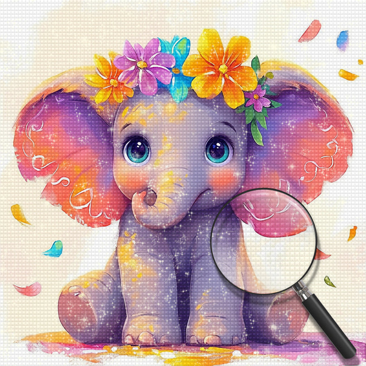 Olifant Diamond Painting DPLOMAYF3