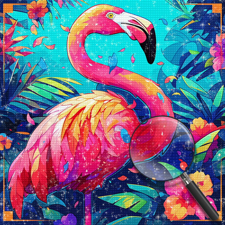 Flamingo Diamond Painting DPLOMAYF77