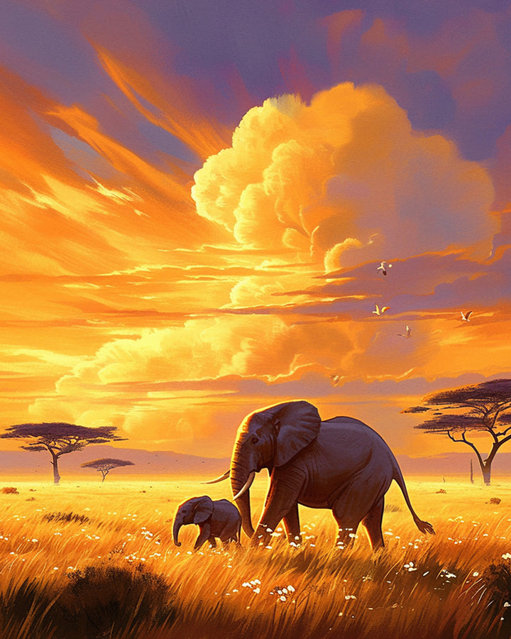 Olifant Diamond Painting DPLOMAYL201