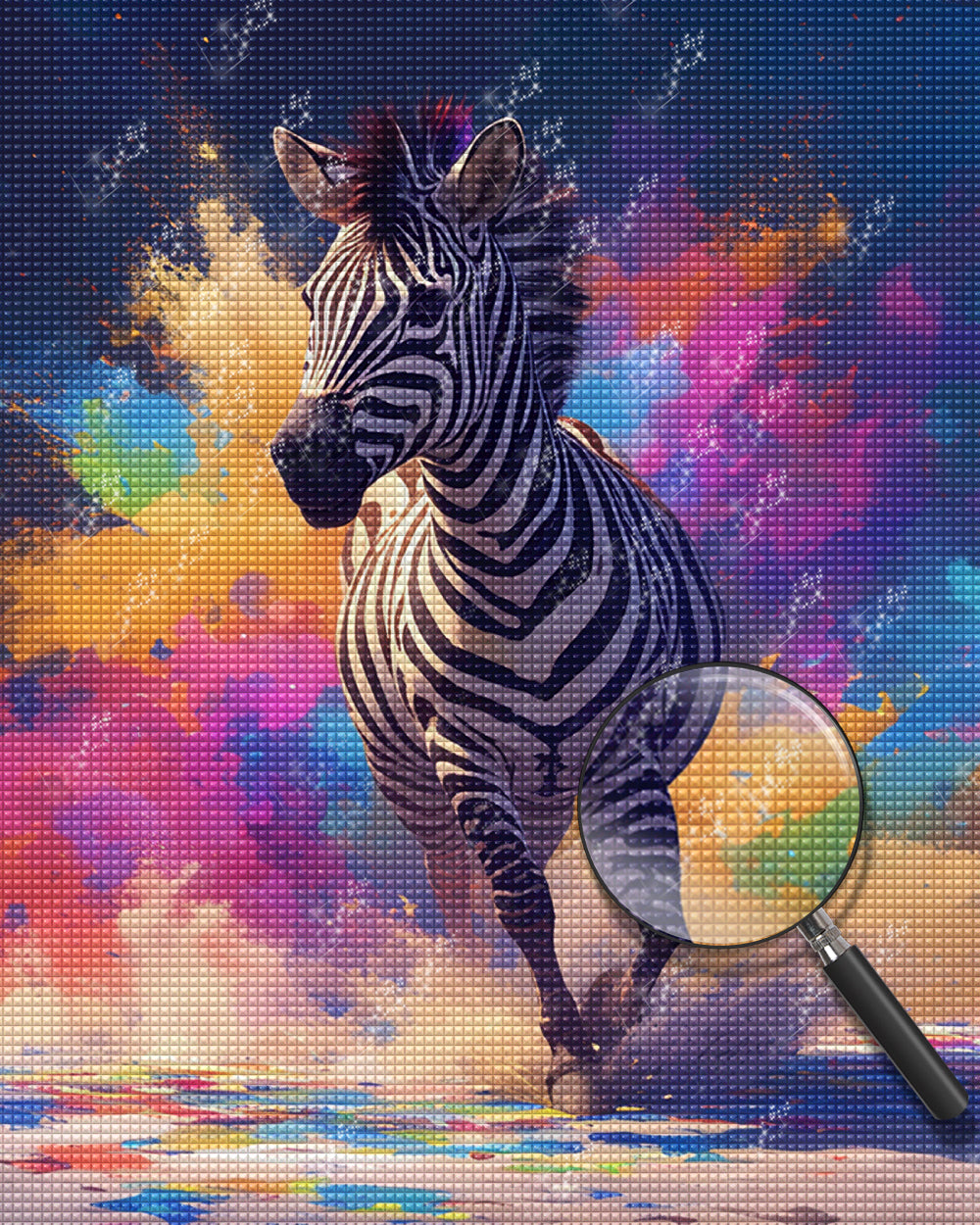 Zebra Diamond Painting DPLOMAYL212