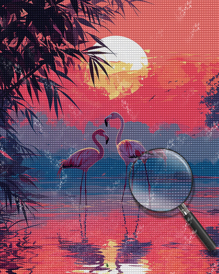 Flamingo Diamond Painting DPLOMAYL327