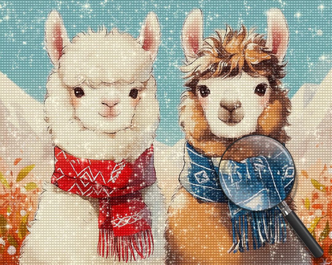 Alpaca Diamond Painting DPLOMAYW477