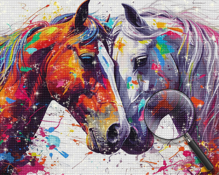 Paard Diamond Painting DPLOMAYW478