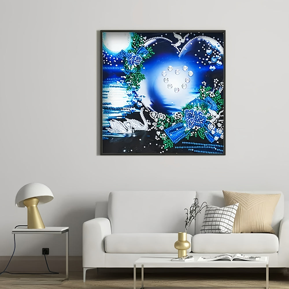 Zwaan en Hart Speciaal Gevormde Boren Diamond Painting